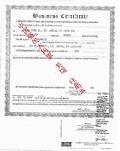 中国冤民大同盟(美国)注册证